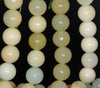 10MM Yellow Green Opal Gemstone Grade AB Round Loose Beads 15.5 inch Full Strand (80002667-A87)