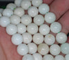 12MM White Green Opal Gemstone Grade AB Round Loose Beads 7.5 inch Half Strand (80002670 H-A88)