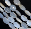 20X18MM Chalcedony Blue Agate Gemstone Oval Loose Beads 15.5 inch Full Strand (80002755-A168)