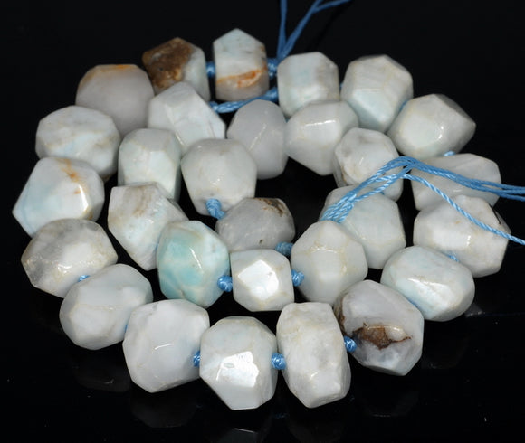 16-18MM Light Blue Hemimorphite Gemstone Round Loose Beads 7.5 inch Half Strand (80003309-A86)