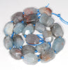 20X14-18X10MM Aquamarine Gemstone Faceted Nugget Loose Beads 7.5 inch Half Strand (80003323-B91)