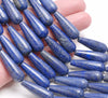 30X10MM Natural Lapis Lazuli Gemstone Grade A Teardrop Loose Beads 8 inch Half Strand (80003363-B86)