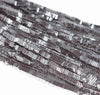 3X1MM Black Hematite Gemstone Heishi Square Slice Loose Beads 16.5 inch Full Strand (80003449-A49)