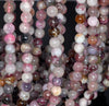 5-6MM Tourmaline Gemstone Round Loose Beads 15.5 inch Full Strand (80003499-A157)