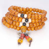 5X4MM Golden Sandalwood Rondelle Loose Beads 17 inch (80003757-W9)