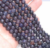 7-8MM Dark Purple Lepidolite Gemstone Grade AA Round Loose Beads 7 inch Half Strand (80003776-B93)