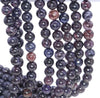 7-8MM Dark Purple Lepidolite Gemstone Grade AA Round Loose Beads 7 inch Half Strand (80003776-B93)