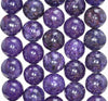 11-12MM Purple Lepidolite Gemstone Grade AAA Round Loose Beads 7 inch Half Strand (80003777-B93)