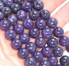 15-16MM Purple Lepidolite Gemstone Grade AAA Round Loose Beads 7 inch Half Strand (80003782-B93)