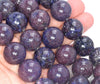 18-19MM Purple Lepidolite Gemstone Grade AAA Round Loose Beads 8 inch Half Strand (80003793-B93)