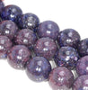 18-19MM Purple Lepidolite Gemstone Grade AAA Round Loose Beads 8 inch Half Strand (80003793-B93)