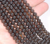 4MM Natural Clear Dark Smoky Quartz Gemstone Grade AAA Round Loose Beads 15.5 inch Full Strand (80003796-B94)