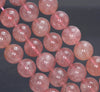 13MM Red Strawberry Lepidocrocite Quartz Gemstone Grade AAA Round Loose Beads 8 inch Half Strand (80003831-B100)