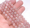 8-9MM Pink Madagascar Rose Quartz Gemstone Grade A Round Loose Beads 7 inch Half Strand (80003888-B101)