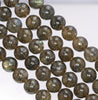 10MM Dark Brown Labradorite Gemstone Round Loose Beads 15.5 inch Full Strand (80003908-B99)