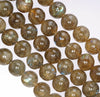 10MM Brown Labradorite Gemstone Round Loose Beads 15.5 inch Full Strand (80003909-B99)