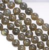 12MM Brown Labradorite Gemstone Round Loose Beads 15.5 inch Full Strand (80003912-B99)