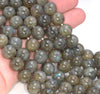 12MM Brown Labradorite Gemstone Round Loose Beads 15.5 inch Full Strand (80003913-B99)