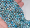 5MM White Blue Apatite Gemstone Round Loose Beads 15.5 inch Full Strand (80003975-B98)