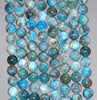 5MM White Blue Apatite Gemstone Round Loose Beads 15.5 inch Full Strand (80003975-B98)