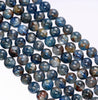 7MM Dark Blue Kyanite Gemstone Round Loose Beads 15.5 inch Full Strand (80004009-A174)