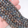 7MM Brown Blue Kyanite Gemstone Round Loose Beads 15.5 inch Full Strand (80004011-A174)
