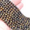 6MM Tiger Eye Gemstone Grade A Round Loose Beads 15 inch Full Strand (80004058-B108)