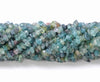 8X3-3X2MM Blue Tourmaline Gemstone Grade AA Pebble Chip Loose Beads 15.5 inch (80004133-B111)