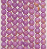 5-6MM Genuine Phosphosiderite Gemstone Grade A Purple Round Loose Beads 15.5 inch Full Strand (80009637-A176)
