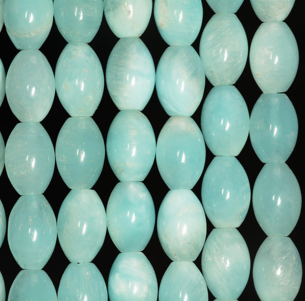 12x8MM Genuine Light Blue Hemimorphite Gemstone Grade AA Barrel Drum Loose Beads 7.5 inch Half Strand (80009902-A187)