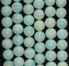 8MM Genuine Light Blue Hemimorphite Gemstone Grade AA Round Loose Beads 15.5 inch Full Strand (80009914-A188)