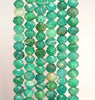 6x5MM Russian Amazonite Gemstone Grade AA Micro Faceted Rondelle Loose Beads 15 inch Full Strand (80009951-A203)