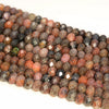 5x4MM Ruby Gemstone Micro Faceted Rondelle Loose Beads 15 inch Full Strand (80009958-A203)