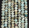 5x4MM Larimar Gemstone Grade B Micro Faceted Rondelle Loose Beads 15 inch Full Strand (80009964-A203)