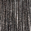 5x4MM Black Agate Gemstone Grade AAA Faceted Rondelle Loose Beads 15.5 inch Full Strand (80009972-A202)