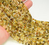 4x3MM Yellow Opal Gemstone Grade AAA Micro Faceted Rondelle Loose Beads 15.5 inch Full Strand (80009974-A202)