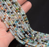 4x3MM Mix Stone Gemstone Grade AA Micro Faceted Rondelle Loose Beads 15.5 inch Full Strand (80009992-A201)