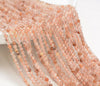 4MM Bronze Rutilated Quartz Gemstone Grade AA Micro Faceted Round Loose Beads 15.5 inch Full Strand (80010186-A194)