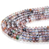 3X2MM Natural Super Seven Lepidocrocite Gemstone Grade AAA Bicone Faceted Rondelle Saucer Loose Beads 15 inch Full Strand (80009472-P34)