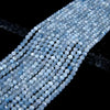 2MM Natural Aquamarine Gemstone Grade AAA Micro Faceted Round Loose Beads 15.5 inch Full Strand (80008842-P11)