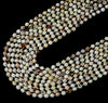 6MM Genuine Australia Turquoise Gemstone Grade AA Faceted Prism Double Point Cut Loose Beads (D212)