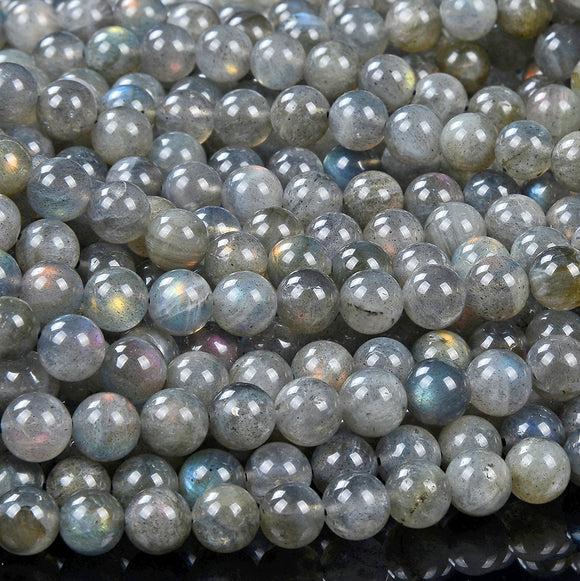 Natural Labradorite Gemstone Grade AA Round 7MM 8MM 10MM 12MM Loose Beads (D407)