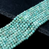 4MM Natural Green Amazonite Gemstone Grade AAA Micro Faceted Round Loose Beads 15 inch Full Strand (80016257-P52)