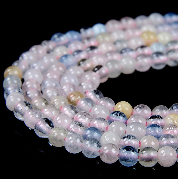 2MM Natural Morganite Gemstone Grade AAA Round Loose Beads 15 inch Full Strand (80016580-P63)