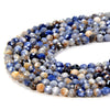 2MM Natural Sapphire Gemstone Micro Faceted Round Loose Beads 15.5 inch Full Strand (80009409-P31)