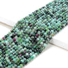 3-4MM Natural Emerald Ruby Gemstone Grade AA Micro Faceted Round Loose Beads 15 inch Full Strand (80016255-P52)