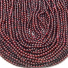 Natural Deep Red Garnet Gemstone Grade AAA Round 3MM 4MM Loose Beads 15 inch Full Strand (P60)