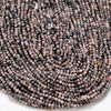 2MM Natural Rhodonite Gemstone Grade A Micro Faceted Round Loose Beads 15 inch Full Strand (80016209-P49)