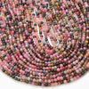 3MM Natural Multi Color Tourmaline Gemstone Grade AA Round Loose Beads 15 inch Full Strand (80016358-P59)