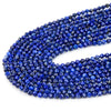 3MM Natural Lapis Lazuli Gemstone Grade AAA Micro Faceted Round Loose Beads 15 inch Full Strand (80009274-P25)